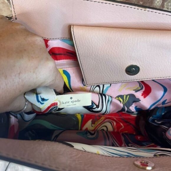 Kate Spade Women's Shoulder Hand Tote Bag 2 Way Leather Pink One Size Authentic - Picture 10 of 13